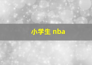 小学生 nba